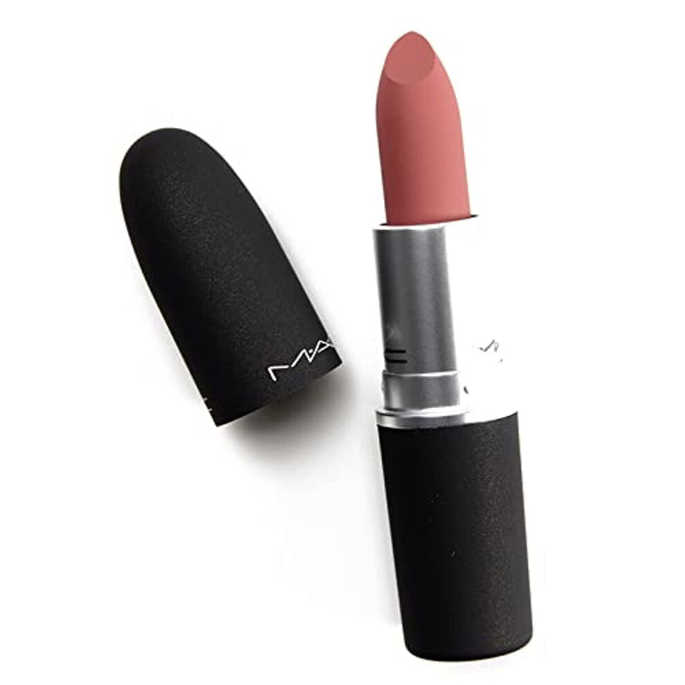 M.A.C. Powder Kiss Lipstick - Teddy 2.0 (Deep-tone beige) 0.1 Ounce