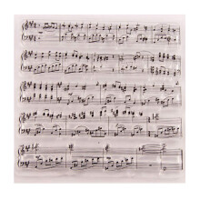 arriettycraft Music Notes Background Clear Stamps for Card Making or Journaling  Melody Music Transparent Silicone Stamps for Albums Journals Scrapboo