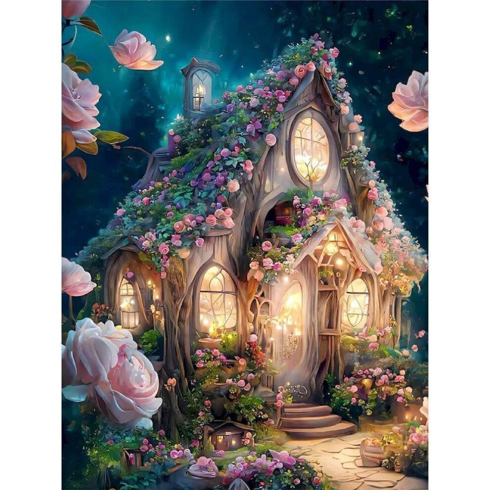 (as the picture, Full Round 45x60CM) 5d Diy Diamond Painting, Full Diamond Painting With Diamond Art, By Number Kits Embroidery Rhinestone For Wall Decor Fra