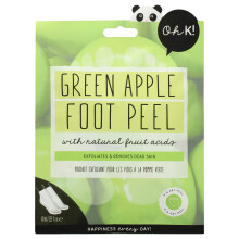 Fußpeeling-Maske – Grüner Apfel von Oh K! für Unisex – 1 Paar Maske