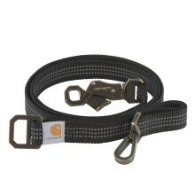 Trela para Cães Carhartt Preta/Latão Escovado, Grande