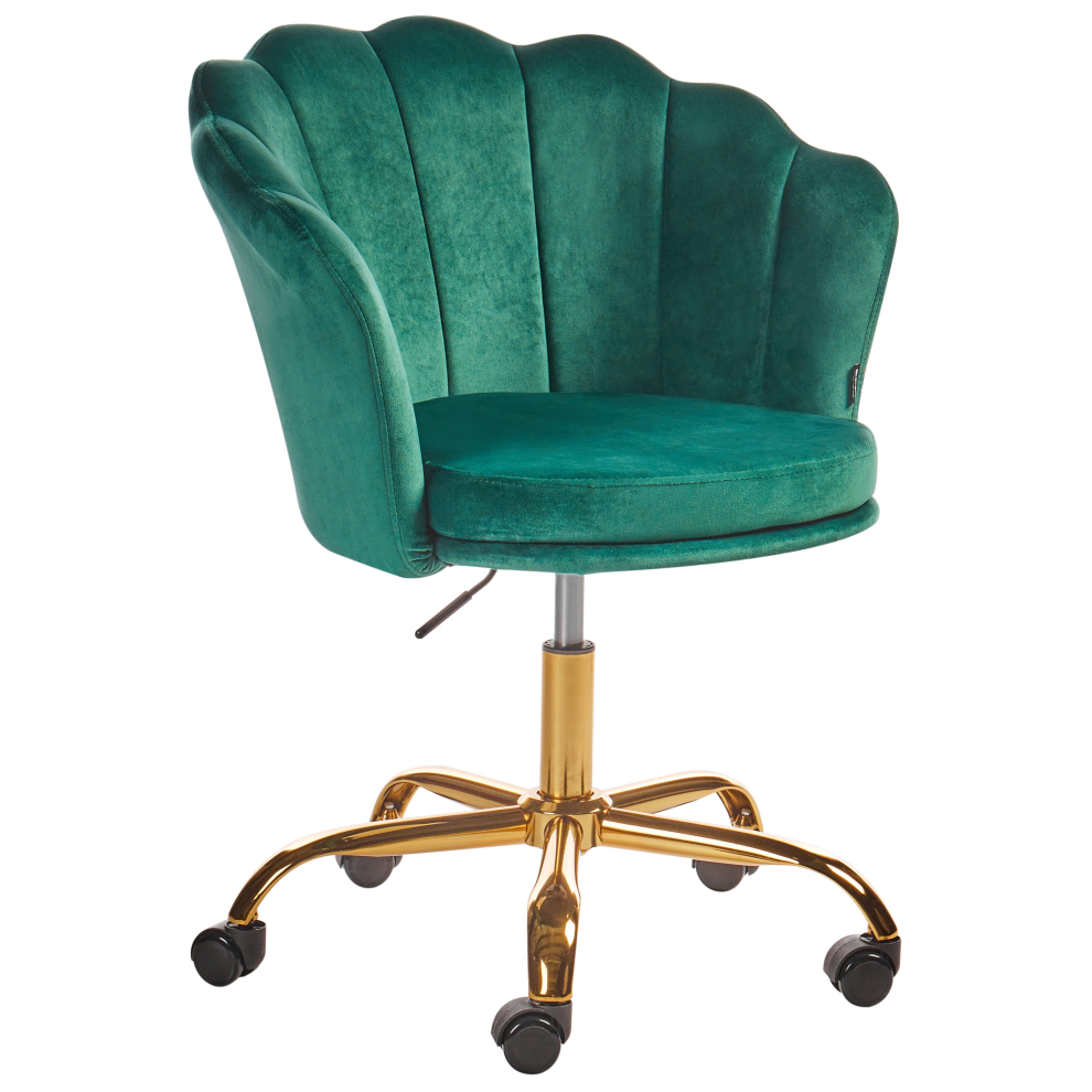 Desk Chair Swivel MONTICELLO Velvet Green