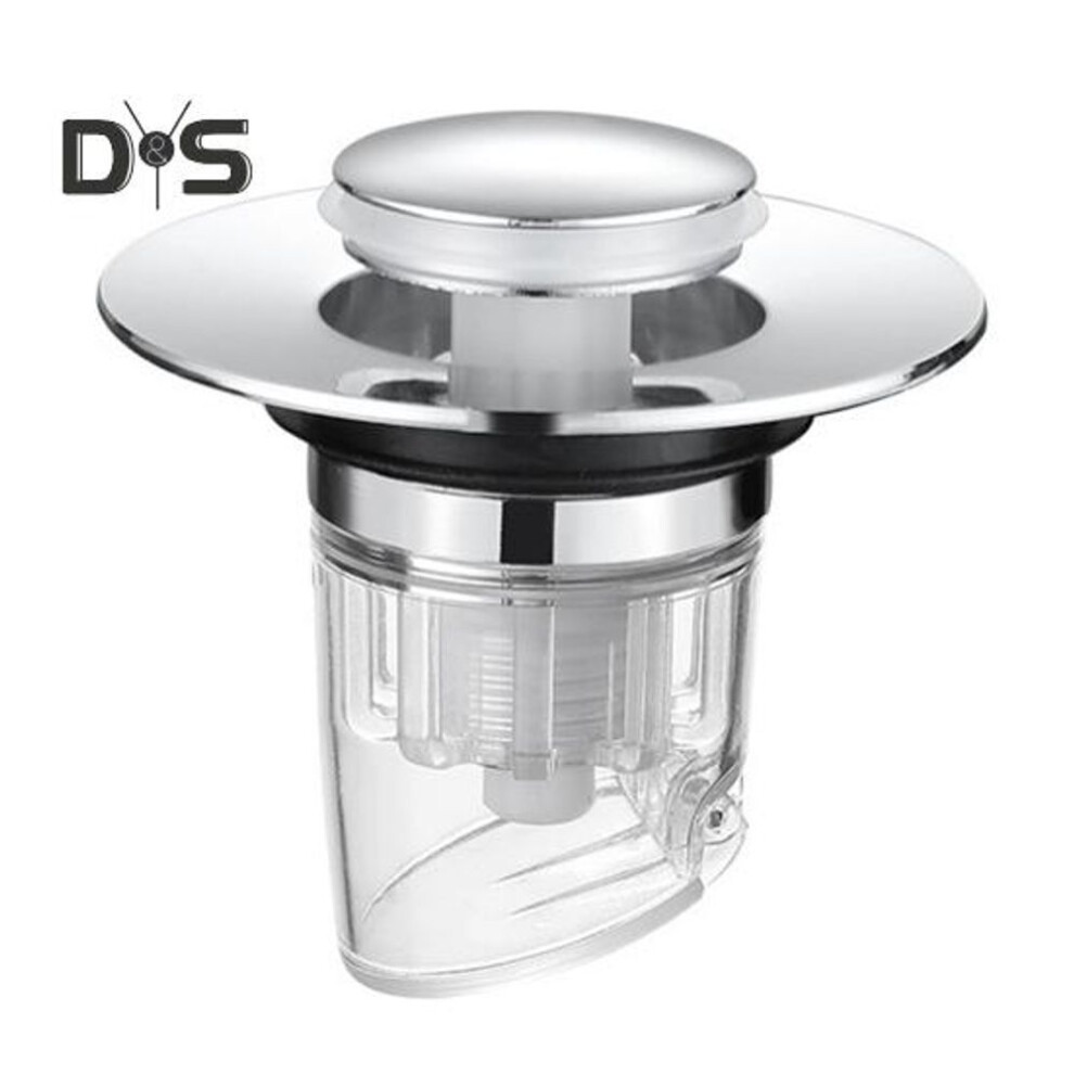 Washbasin Stopper Push-Type Design Bouncing Core Technology Water Damage Prevention Stopper Home Drain Cover