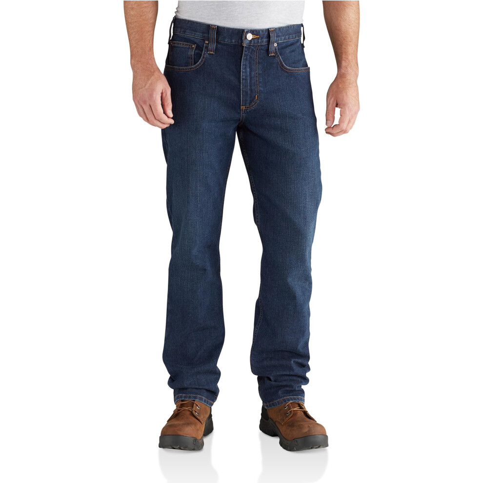 Carhartt Men's Relaxed Straight Rugged Flex Jean, Superior, W38 X L32