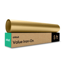 Cricut Value Iron On Gold (Rolle, 30,5 cm x 1,52 m) HTV-W rme bertragungsvinyl