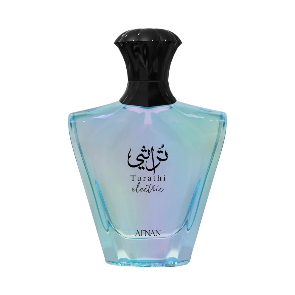 Afnan Turathi Electric Unisex Eau De Parfum Perfume Fragrance Spray Bottle 90Ml
