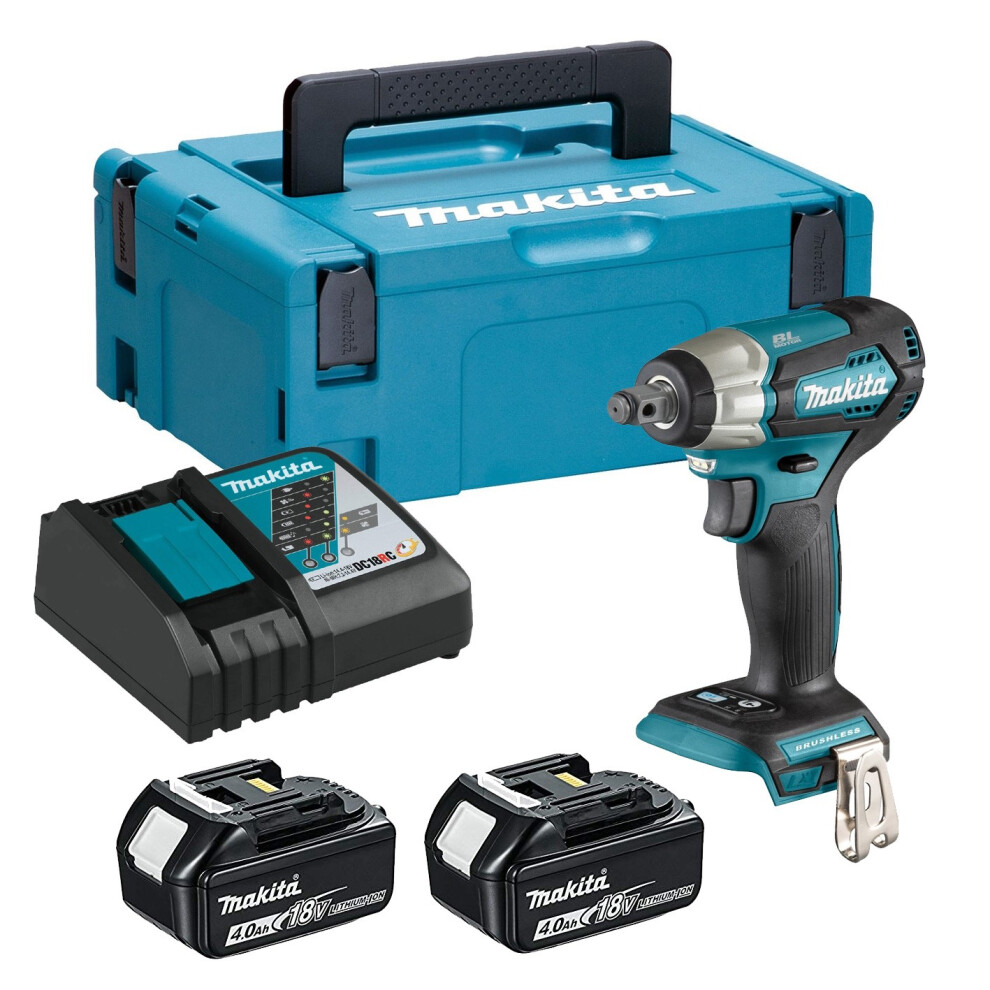Makita DTW181RMJ 18v LXT 1/2" Impact Wrench Brushless Cordless Compact 2 x 4.0ah