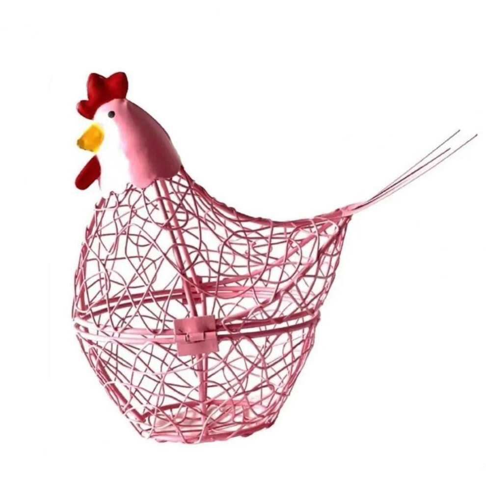 (pink) Kitchen Decorations Egg Basket Home Crafts Egg Container New Eggs Storage Container