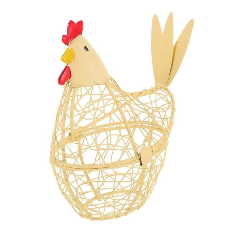 (yellow) Kitchen Decorations Egg Basket Home Crafts Egg Container New Eggs Storage Container