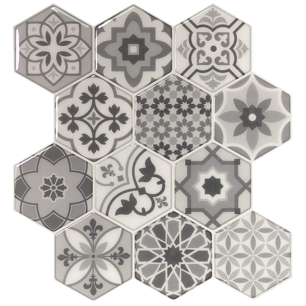Peel And Stick Backsplash Tiles For Kitchen Talavera Mexican Tiles (10 Sheets) 767550427014