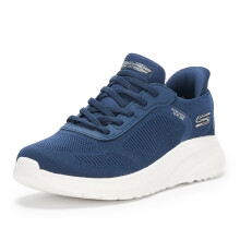 Baskets mains libres Skechers BOBS Squad Chaos-Current Muse pour femme, bleu marine, pointure 5