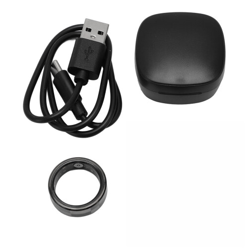 No.8 Silver Smart Ring 18mAh, 7 Days Battery, 5ATM 2
