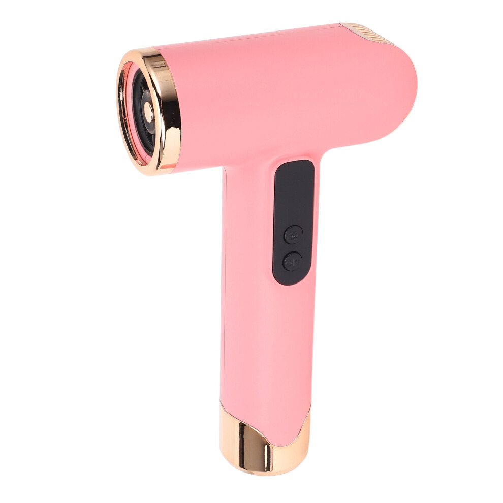 Cordless Hair Dryer 100000RPM 15000mAh USB Rechargeable Powerful 200W Fast Drying Blow Dryer with Nozzle for Home Travel Roseate