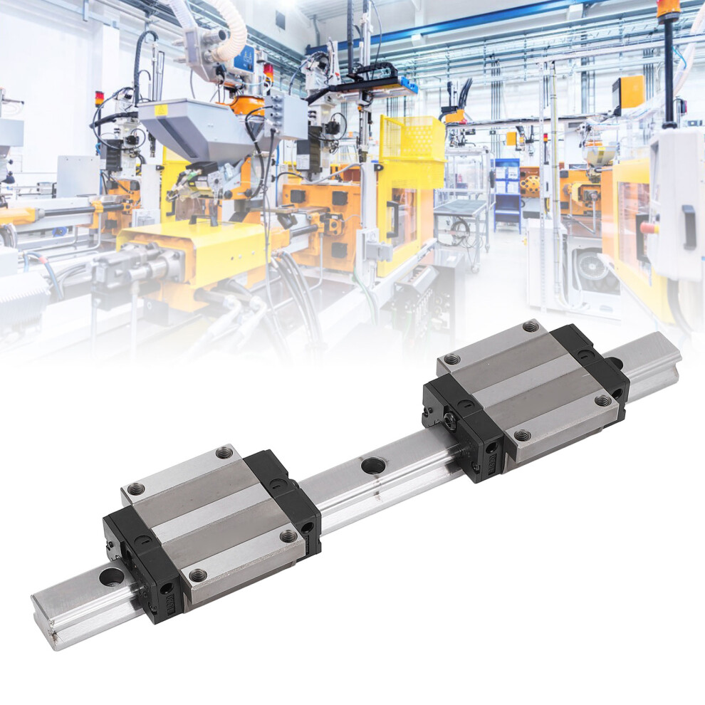Linear Sliding Guideway With 2Pcs Hgw20cc Blocks 300Mm Bearing Steel Linear Guide Rail For Cnc Machine 7691296787169