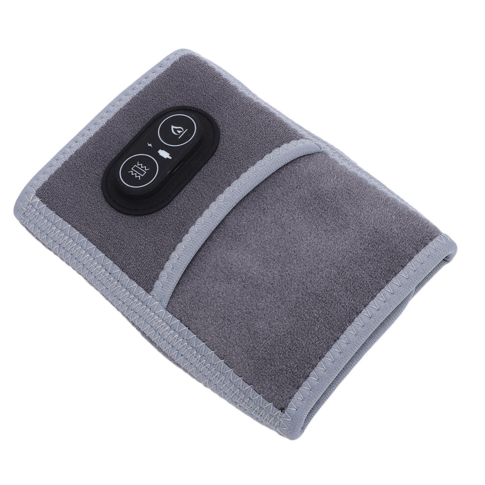 Dark/Grey Elbow Heating Pad Wrap 3 Heating Levels Adjustable Hook Loop Fastener Vibration Heated Arm Brace