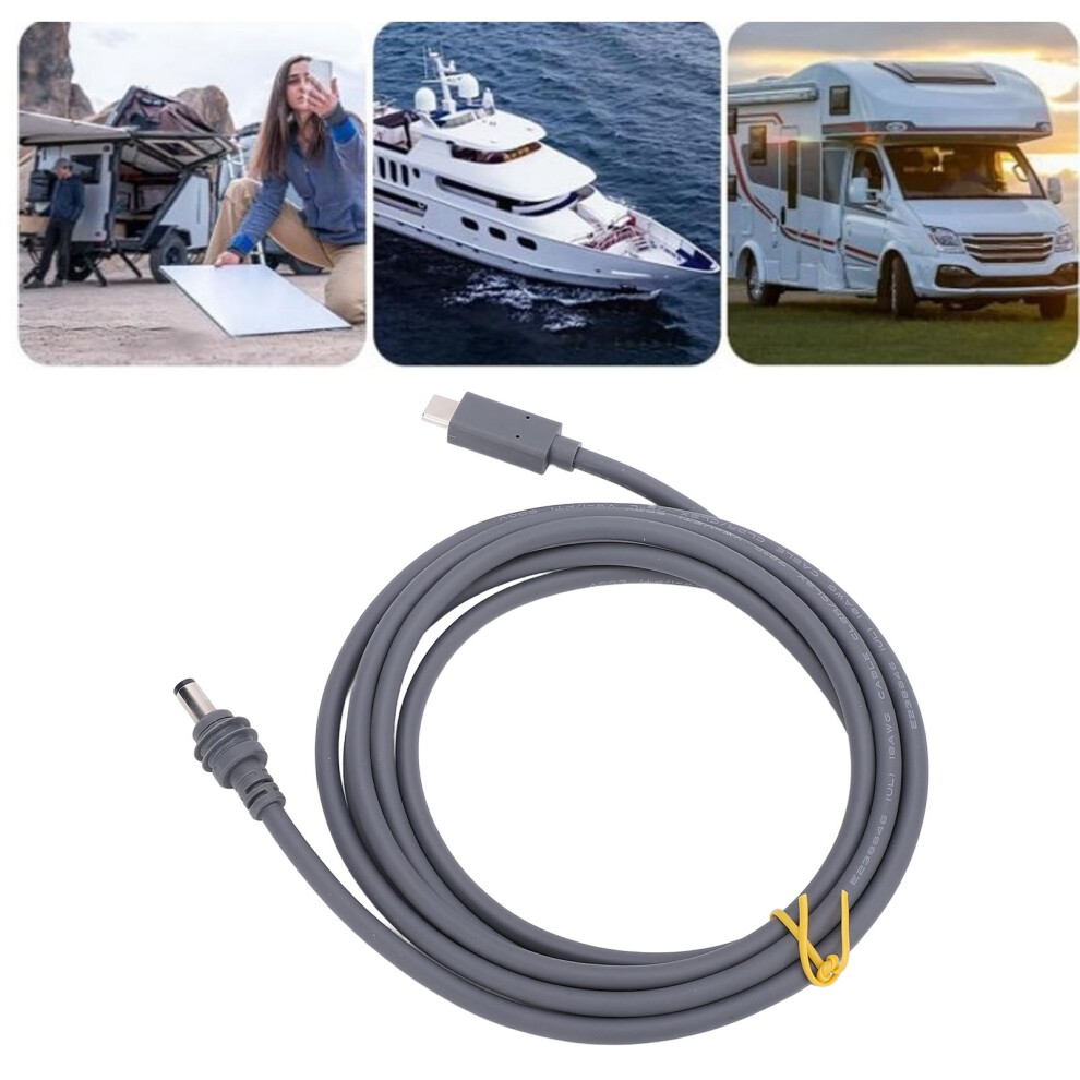 49.2ft/5m Type C Input to DC Power Cable 20V 5A Barrel Jack Cable Work with 100W PD Charger Water Resistant for Laptops LED Light Strips-image-OPC-PH9QCJH-NEW