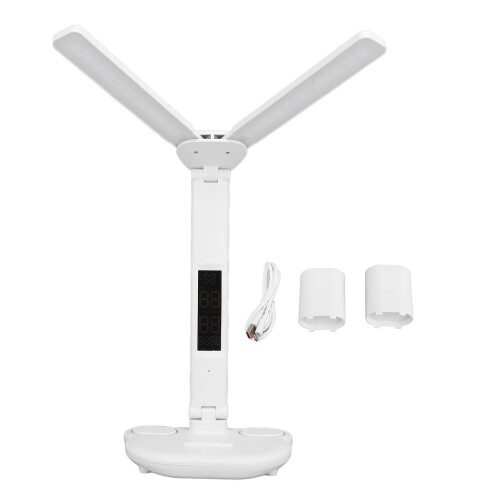 Desk Lamp Stepless 3 Color Temperature Touch Control Multifunctional Foldable Table Reading Lamp with Pen Holder 2