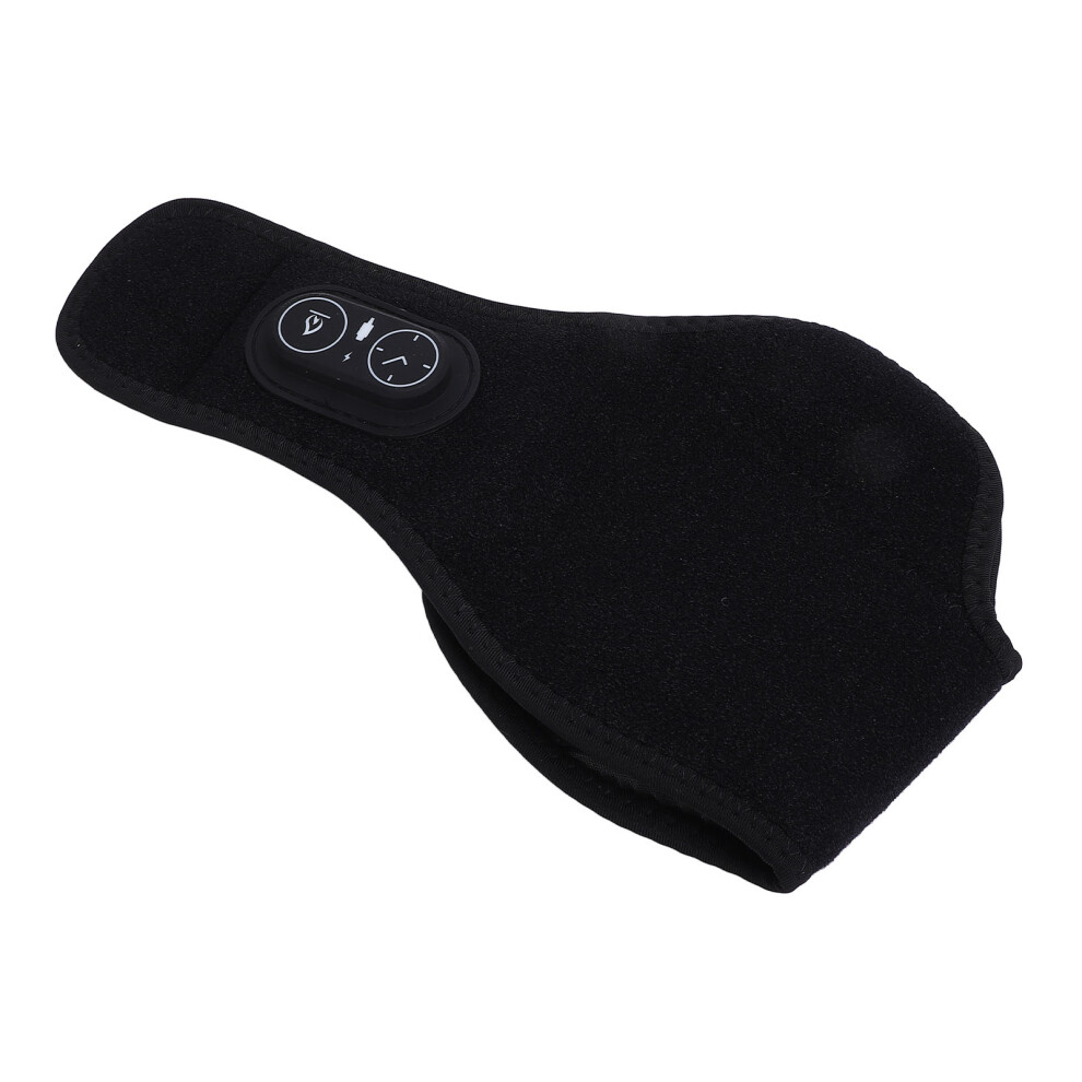 Electric Ankle Heating Pad Timed Temperature Control Heated Ankle Wrap Foot Ankle Warmer for Home Office Black