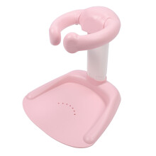 Baby Hug Bath Tower for Standing Up Themselves Easy Setup Adjustable Non Slip Base Baby Shower Stand Support Pink