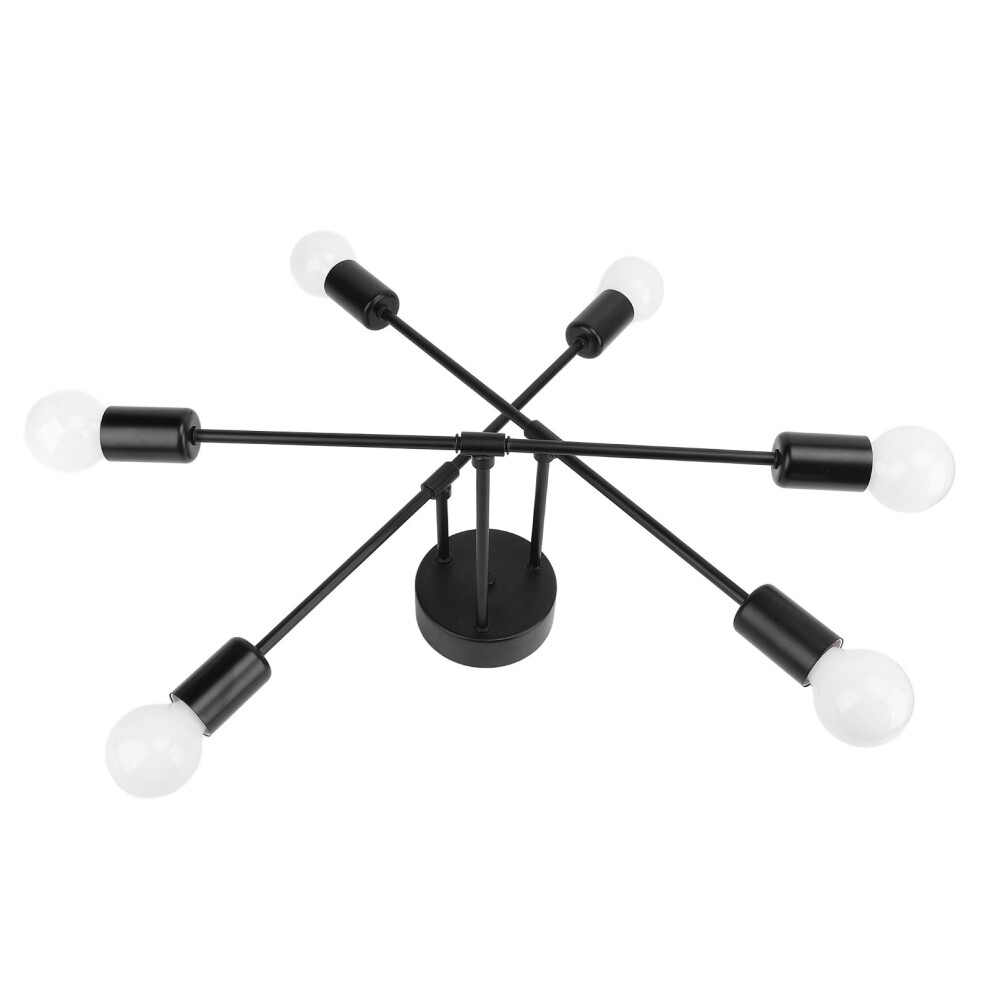 LED Flush Mount Ceiling Light Fixture Iron Art Modern 6 Light E26 Bulbs Chandelier for Bedroom Kitchen Office-image-OPC-PH9QDWN-NEW