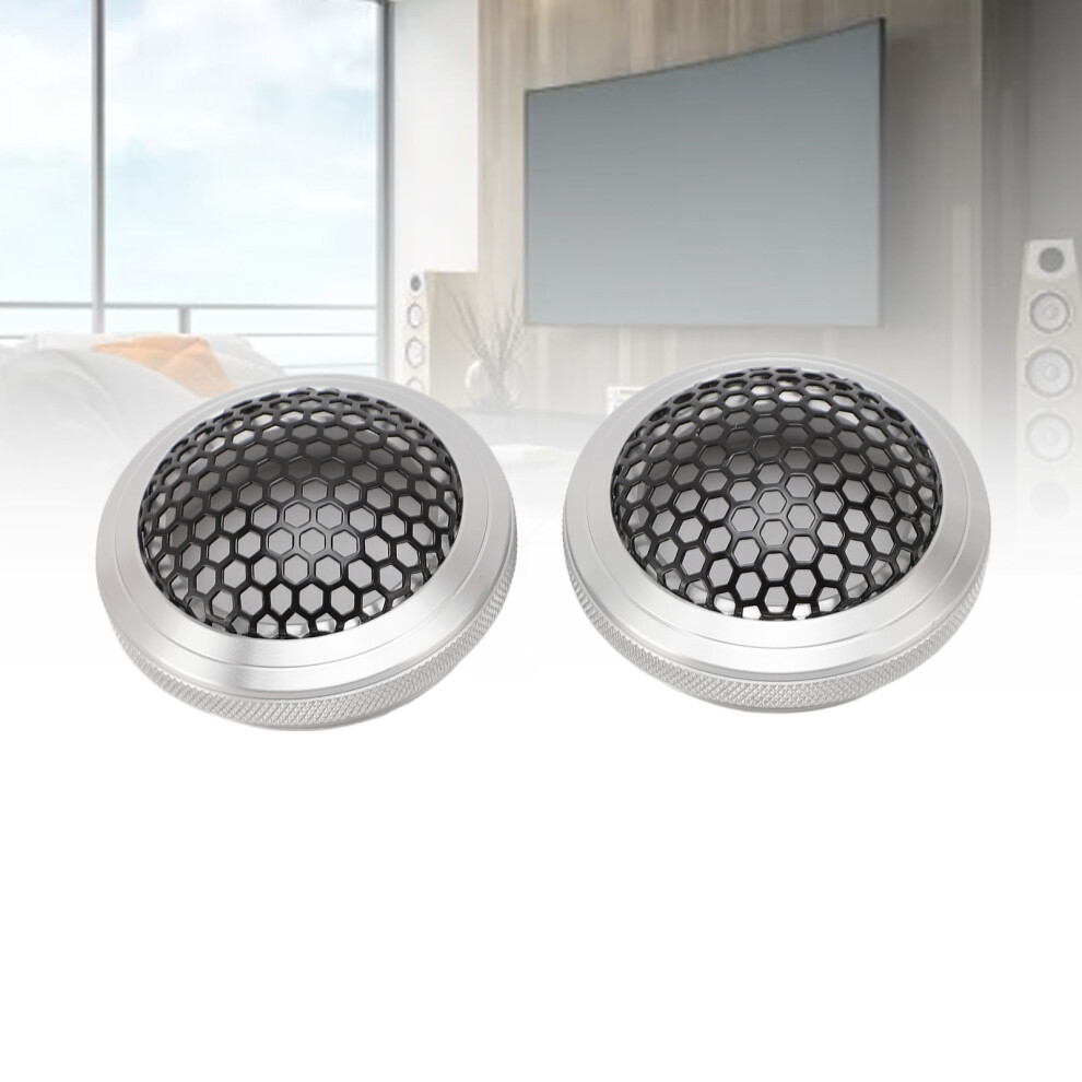 2Pcs Speaker Mesh Grill 54Mm Protective Impact Resistant Metal Speaker Round Mesh Cover Guard Protector For Home Car Boat Silver 3501296800208