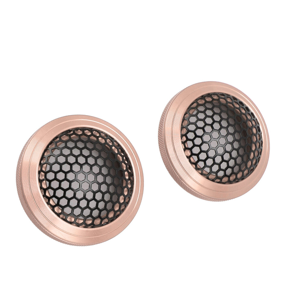 2Pcs Speaker Mesh Grill 54Mm Protective Impact Resistant Metal Speaker Round Mesh Cover Guard Protector For Home Car Boat Rose Gold 9351296800210