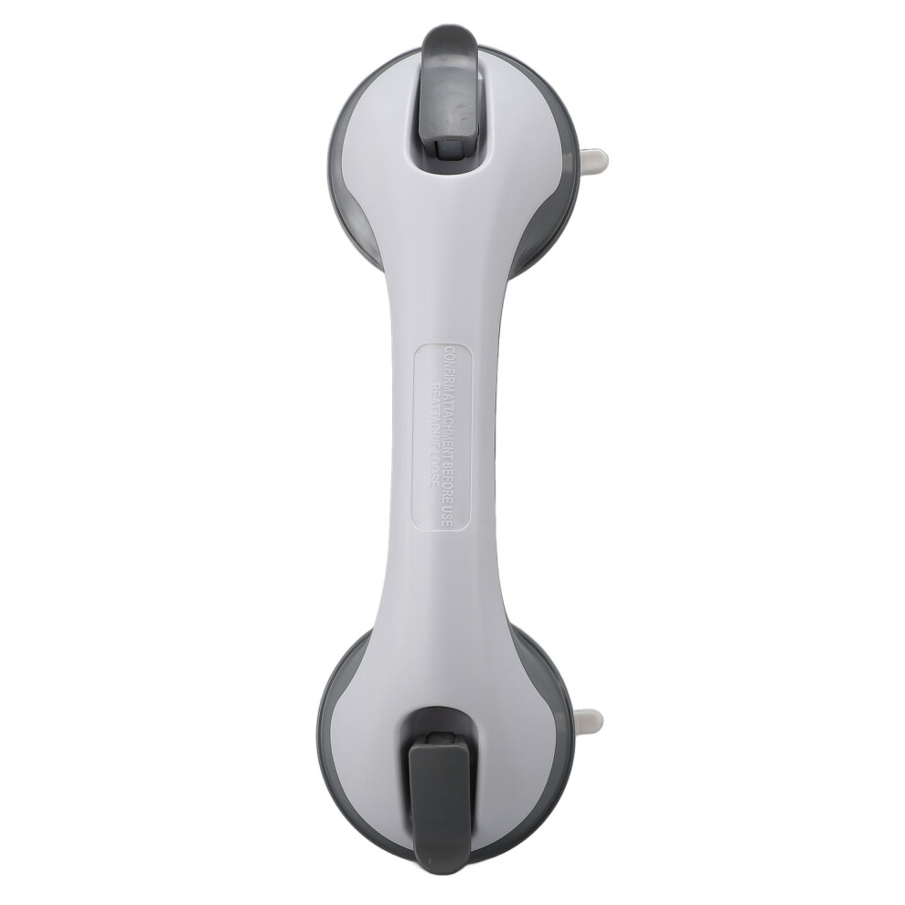 White/Grey Shower Grab Bar Suction Cup Secure Fixation Elderly Handicap Shower Handle Safety Handrail For Bathroom Bathtub And
