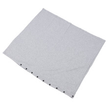 Nursing Cover Cotton Adjustable Closure Breathable Reusable Multifunctional Breastfeeding Wrap Scarf Grey