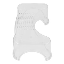 Children Toilet Footstool Non Slip Bathroom Toilet Potty Stool Thickened Squatting Poop Foot Stool for Home Office High Transparent