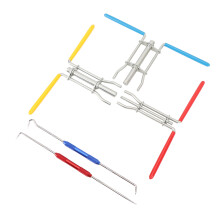 5Pcs Hydraulic Seal Installation Tool Kit Leakage Proof Metal Hydraulic Cylinder Piston Repair Seal Tool for Automotive Marine