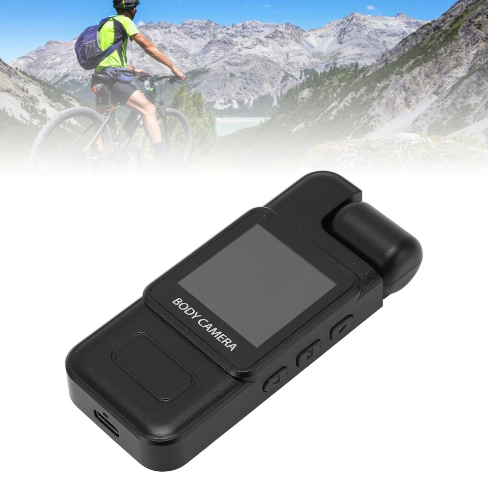 Body Video Recording Camera 4K Motion Detection 180 Rotatable Lens 1000Mah Wearable Camcorder For Sports Cycling 5041296802973
