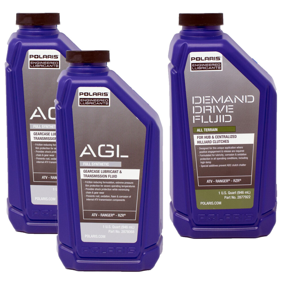 Edwards Gear Oil Kits Fits Polaris Rangers And Rzrs 810067524353
