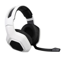 2.4G Wireless Gaming Headset Active Noise Reduction Bluetooth 3.5mm Wired Connection PC Gaming Headphone for PS5 PS4 White