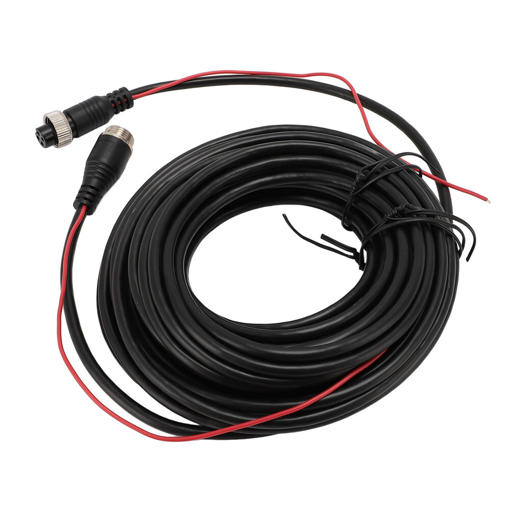 4 Pin Backup Camera Extension Cable With Trigger Wire Dash Cam Rearview Camera Extension Cord For Cctv Rear Camera Truck Trailer Rv 20M / 6 6941296810307