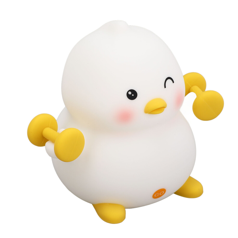 Duck Night Light USB Silicone 3 Gears Innovative Duck Pat Nursery Night Light for Camping