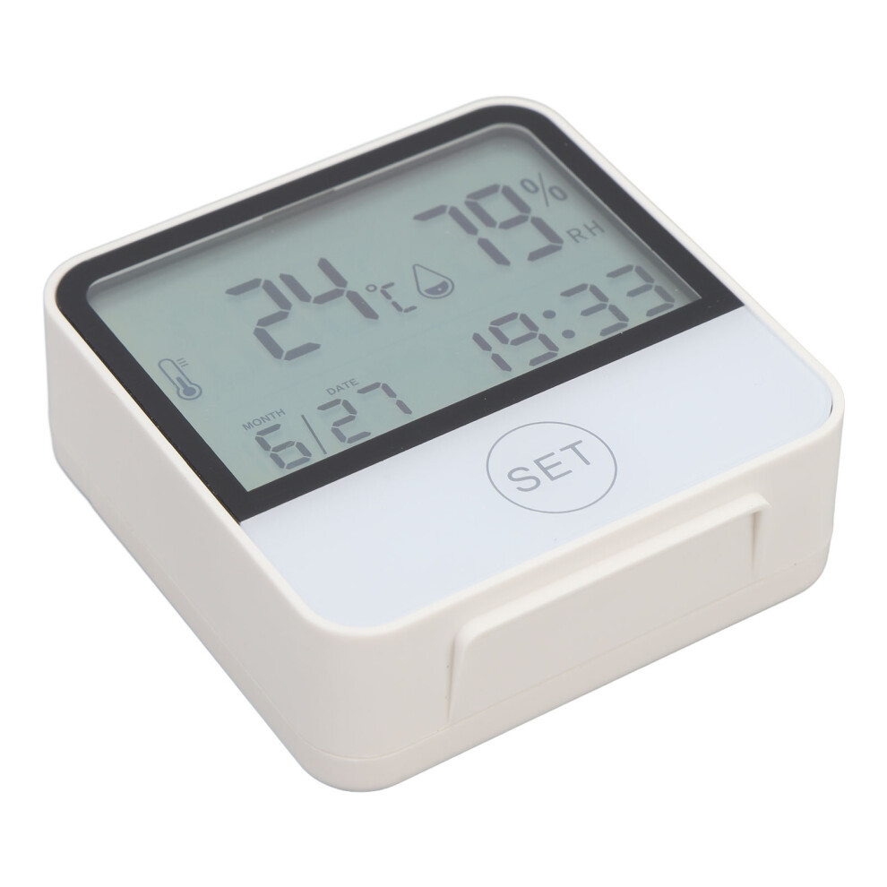 Indoor Thermometer Hygrometer LCD Large Display Backlit Adjustable Modes Digital Thermometer Humidity Meter for Home
