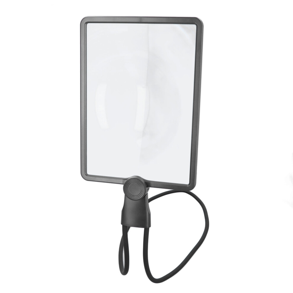 Magnifying Glass LED Cordless Neck Hanging Reading Magnifier 3X Magnification Gooseneck High Definition Magnifier for Seniors