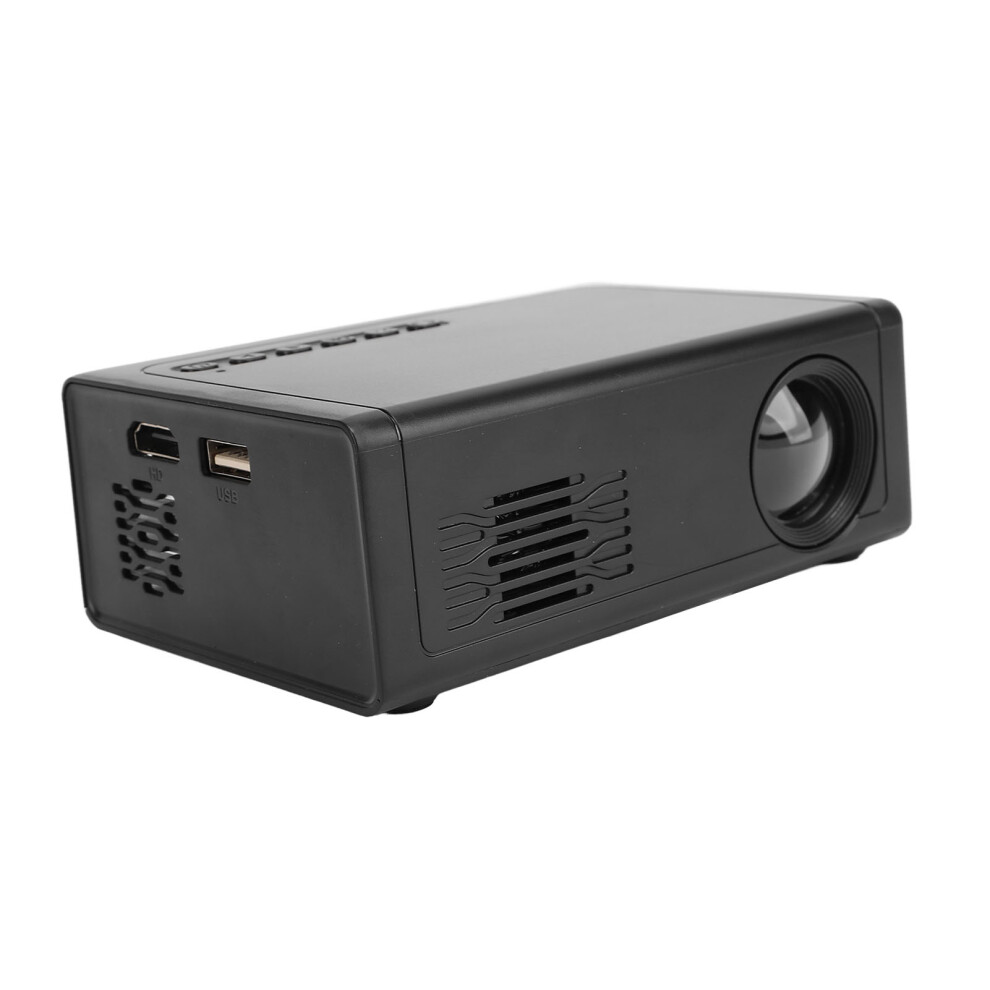 Portable Projector 1080P Hd Usb Movie Video Projector With Hd Multimedia Interface Remote Control For Smartphone Tablet Laptop Uk Plu Black 8761296821589