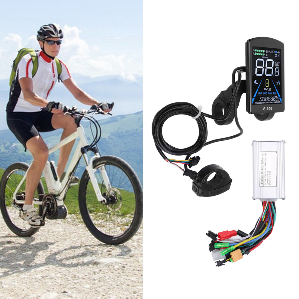 Electric Bike Modification Kit Sine Wave 3 Mode 17A Controller Color LCD Display for Mountain Bike-image-OPC-PH9QHTR-NEW