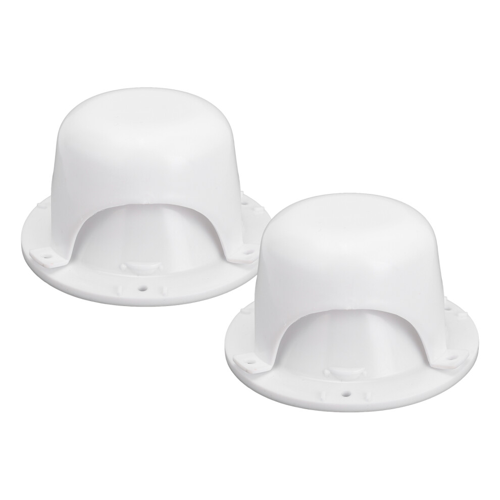 2 Set Rv Plumbing Vent Caps Replacement Plastic Cover Kit For Trailer Motorhome Roof Sewer 8761296824054