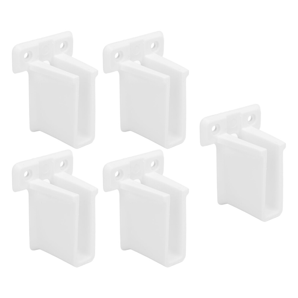 10 Set Wire Shelf End Bracket Abs Heavy Duty Wire Shelving Support Bracket For Cabinets Wardrobes 3321296826875