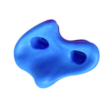 10PCS Rock Climbing Holds PE Ergonomic Comfortable Hand Feeling Climbing Rock Wall Grips for Indoor Outdoor Blue