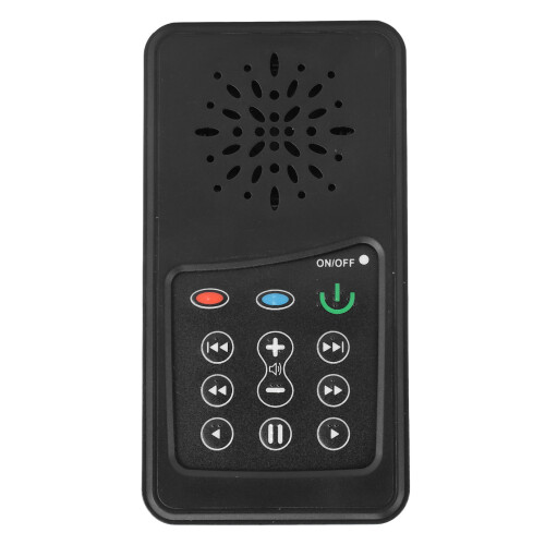 Electronic Scripture Reader Solar Powered 4G Capacity 900mah Portable Scripture Sound Player for Scripture Listener Italian KJV with Light