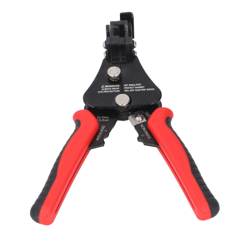 3 In 1 Wire Stripper Cutter Crimper Adjustable Cable Pliers For 8Awg 10Awg 12Awg 14Awg 18Awg Stripping 10-22Awg Crimping 8431296832037