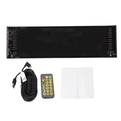 Programmable LED Display 20x64 Pixels IP65 Water Proof Soft USB 5V Bluetooth LED Matrix Panel 2