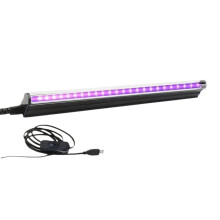 1 Pack LED UV Blacklight UV Lamp Bar Stage Blacklight Tube Portable UV Light for Fluorescence Detection LED Party Light USB Plug and Play