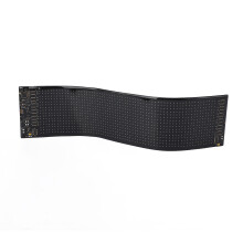 LED Matrix Display 16x64 Pixels Bluetooth APP Control Programmable IP65 Water Proof USB Powered Flexible LED Sign