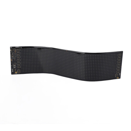 LED Matrix Display 16x64 Pixels Bluetooth APP Control Programmable IP65 Water Proof USB Powered Flexible LED Sign