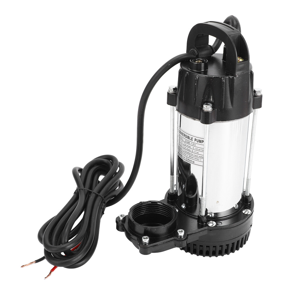 Solar Water Pump Dc12v 220W Solar Deep Well Submersible Pump With 1In 1.5In 2In Outlet Connector For Farm 3331296835494