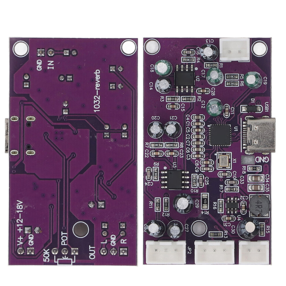 Dsp Digital Reverb Module Pcb Sound Online Tuning Tool For Computer Tuning Dc12-18V 7891296837981
